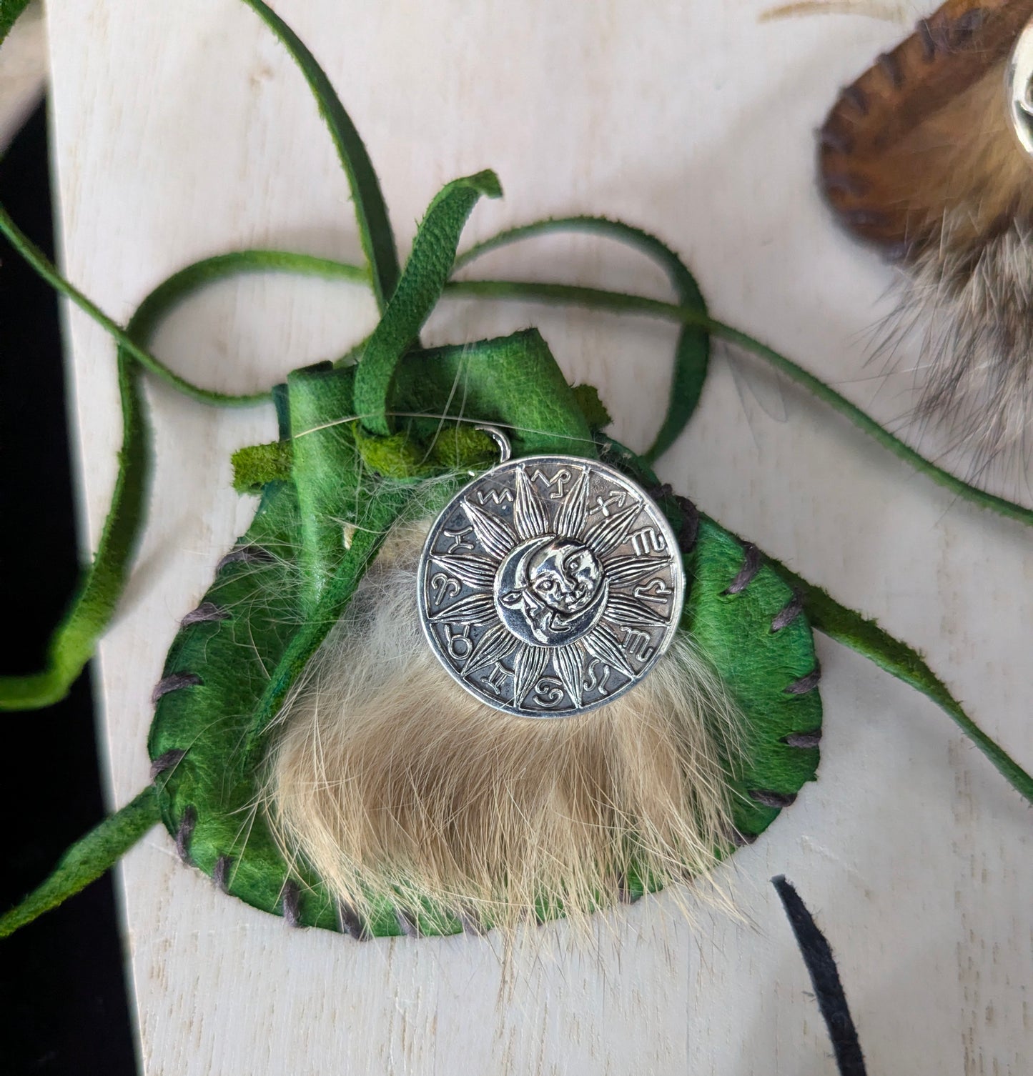 Assorted amulet pouch necklace