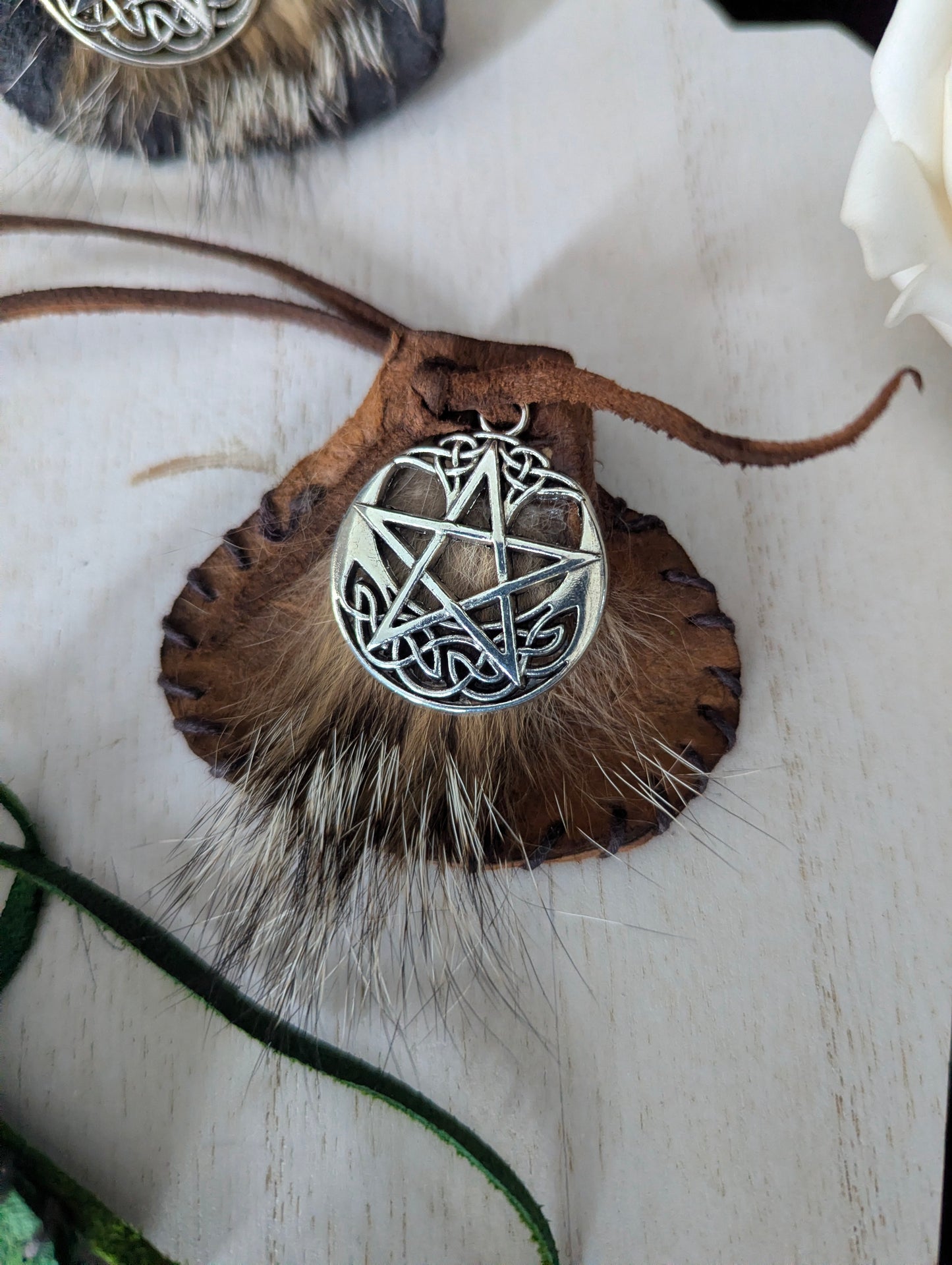 Assorted amulet pouch necklace